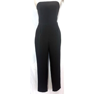 Express Y2K Womens Strapless Jumpsuit Size 4 Minimalist Preppy Evening Office